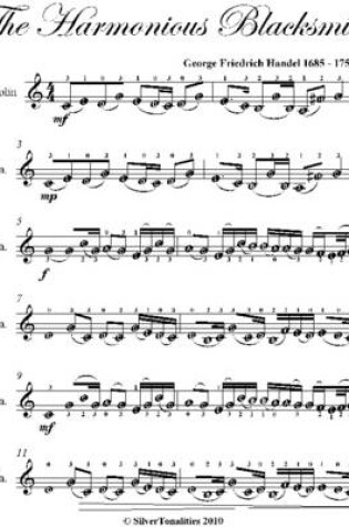 Cover of Harmonious Blacksmith Easy Elementary Violin Sheet Music