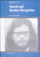 Book cover for Speech and Speaker Recognition