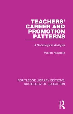 Book cover for Teachers' Career and Promotion Patterns