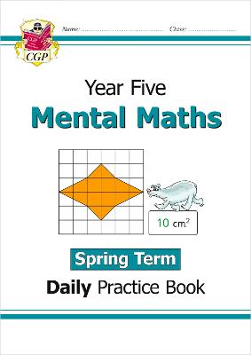 Book cover for KS2 Mental Maths Year 5 Daily Practice Book: Spring Term