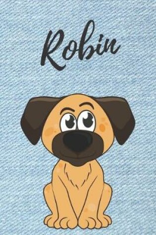 Cover of Robin Notizbuch Hunde / Malbuch / Tagebuch