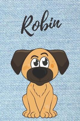 Book cover for Robin Notizbuch Hunde / Malbuch / Tagebuch