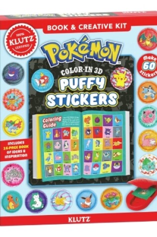 Cover of Pokemon Color-In 3D Puffy Stickers