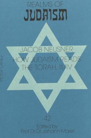 Cover of How Judaism Reads the Torah