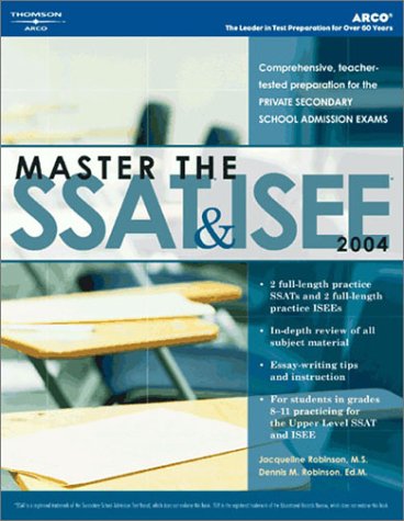 Book cover for Master the Ssat/Isee, 2004/E