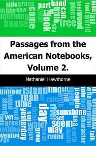 Cover of Passages from the American Notebooks, Volume 2.