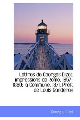 Book cover for Lettres de Georges Bizet