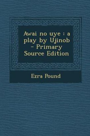 Cover of Awai No Uye