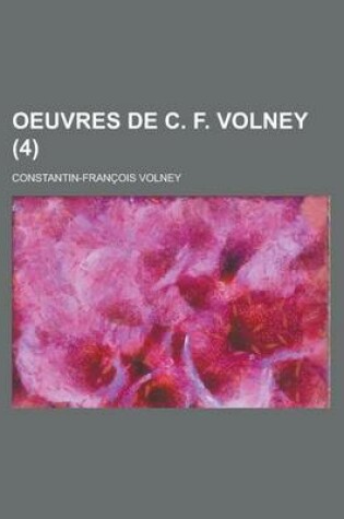 Cover of Oeuvres de C. F. Volney (4)