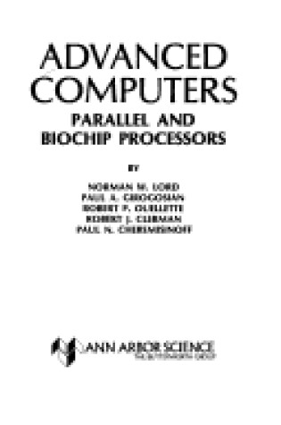 Cover of Advanced Computers