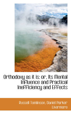Book cover for Orthodoxy as It Is