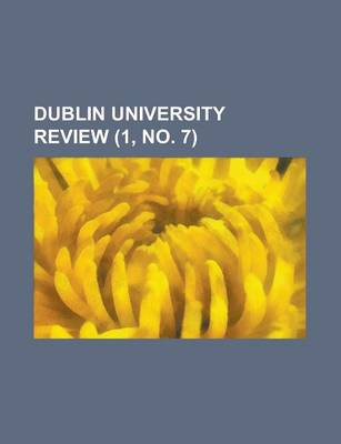 Cover of Dublin University Review