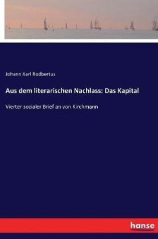 Cover of Aus dem literarischen Nachlass