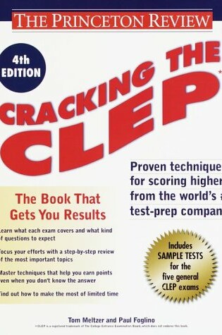 Cover of Cracking the CLEP, 4th Edition