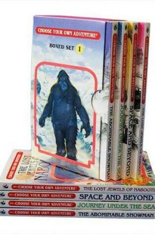 Cover of Choose Your Own Adventure 4-Book Boxed Set #1 (the Abominable Snowman, Journey Under the Sea, Space and Beyond, the Lost Jewels of Nabooti)