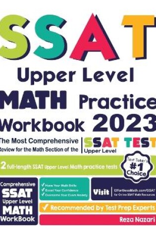 Cover of SSAT Upper Level Math Practice Workbook