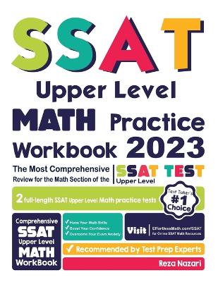 Book cover for SSAT Upper Level Math Practice Workbook
