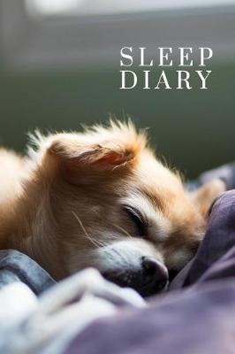 Book cover for Sleep Diary Sleepy Pomeranian