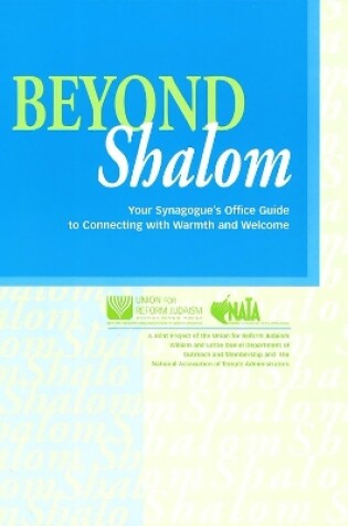 Cover of Beyond Shalom