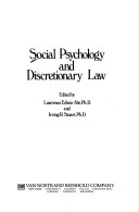 Cover of Social Psychology and Discretionary Law