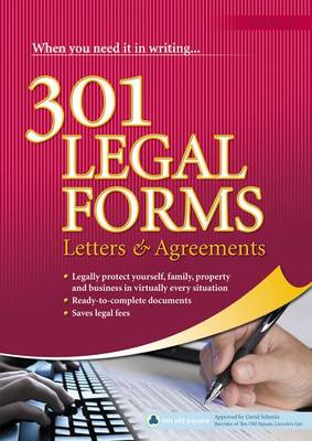 Cover of 301 Legal Forms, Letters and Agreements