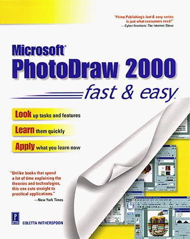 Book cover for Photodraw 2000 Fast and Easy