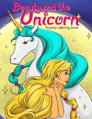 Book cover for Fantasy coloring book