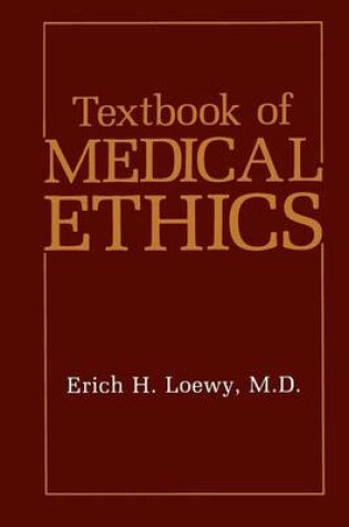 Cover of Textbook of Medical Ethics