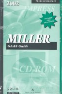 Book cover for 2002 Miller Gaas Guide on CD-Rom