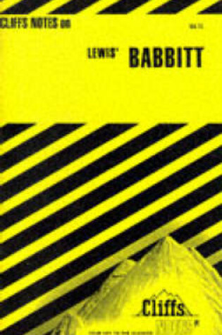 Cover of Notes on Lewis' "Babbitt"