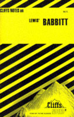 Cover of Notes on Lewis' "Babbitt"