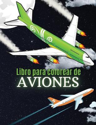 Book cover for Libro para Colorear de Aviones