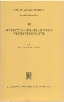 Book cover for Property Rights, Freiheit Und Wettbewerbspolitik