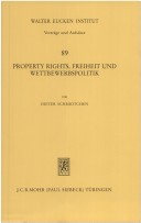 Cover of Property Rights, Freiheit Und Wettbewerbspolitik