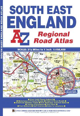 Book cover for South East England Regional A-Z Road Atlas