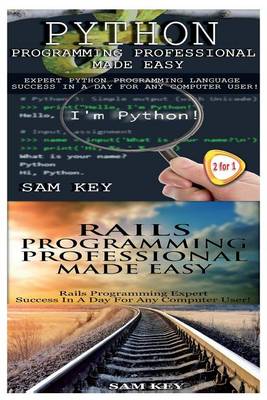 Cover of Python Programming Professional Made Easy & Rails Programming Professional Made Easy