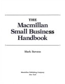 Book cover for Macmillan Small Business Handbook