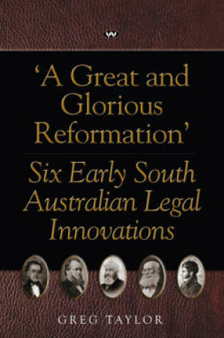 Cover of A Great and Glorious Reformation