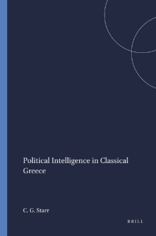 Cover of Political Intelligence in Classical Greece