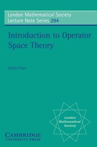 Cover of Introduction to Operator Space Theory