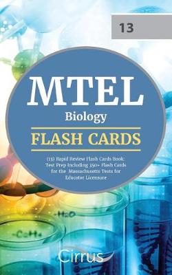 Book cover for MTEL Biology (13) Rapid Review Flash Cards Book