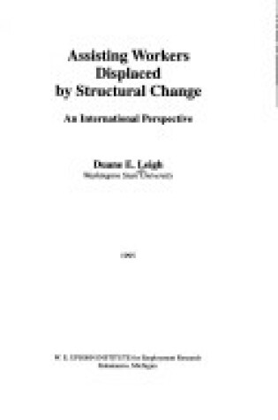 Cover of Assisting Workers Displaced by Structural Change