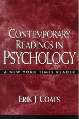 Cover of Contemporary Readings in Psychology