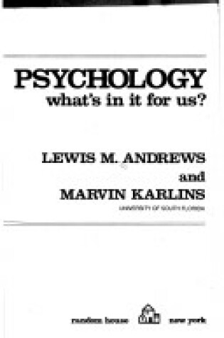 Cover of Psychology