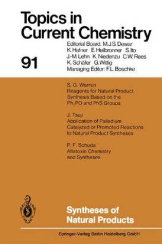 Cover of Syntheses of Natural Products