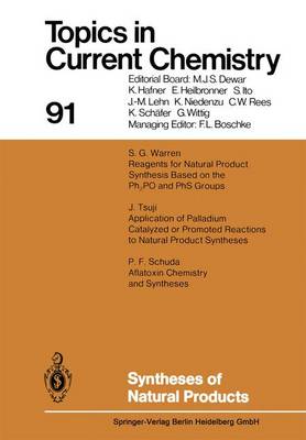 Book cover for Syntheses of Natural Products