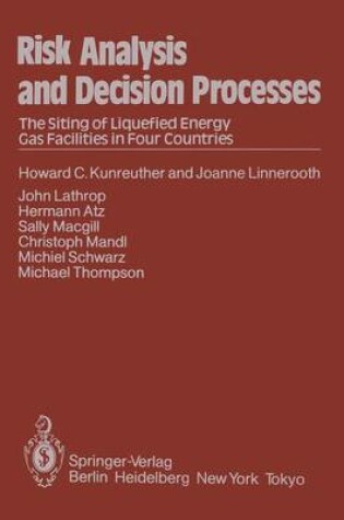 Cover of Risk Analysis and Decision Processes