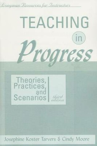 Cover of Teaching in Progress:Theories, Practices, and Scenarios