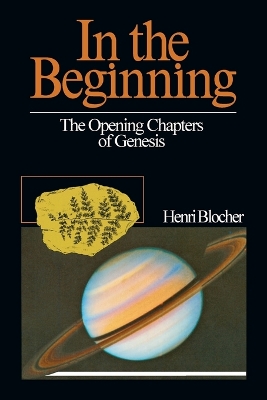 Book cover for In the Beginning : the Opening Chapters of Genesis