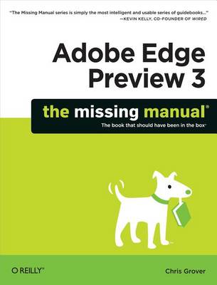 Book cover for Adobe Edge Preview 3: The Missing Manual
